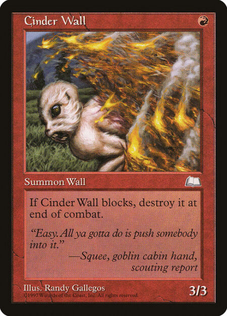 Cinder Wall - Defender