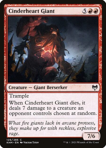 Cinderheart Giant - Trample