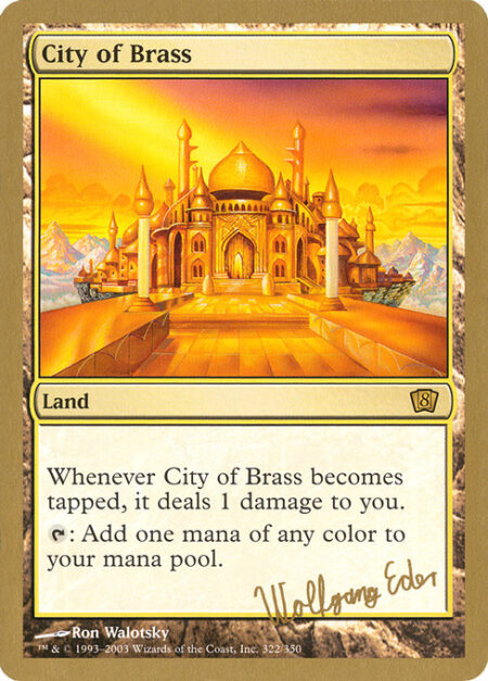 City of Brass - Whenever City of Brass becomes tapped