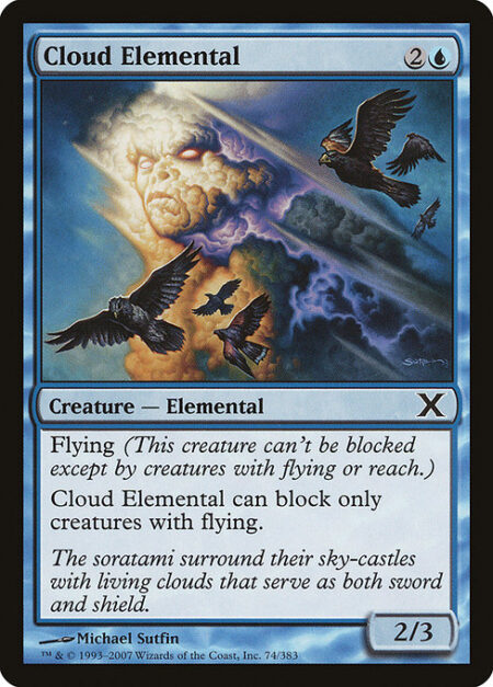 Cloud Elemental - Flying