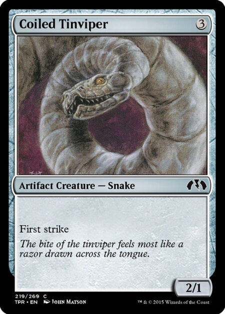 Coiled Tinviper - First strike