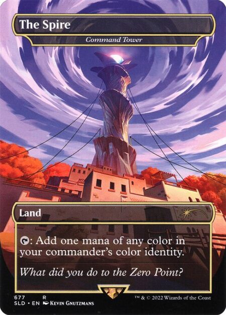 Command Tower - {T}: Add one mana of any color in your commander's color identity.