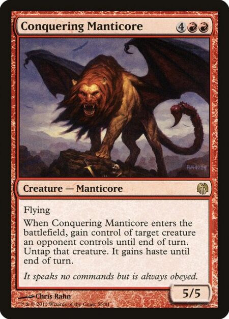 Conquering Manticore - Flying