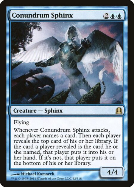 Conundrum Sphinx - Flying