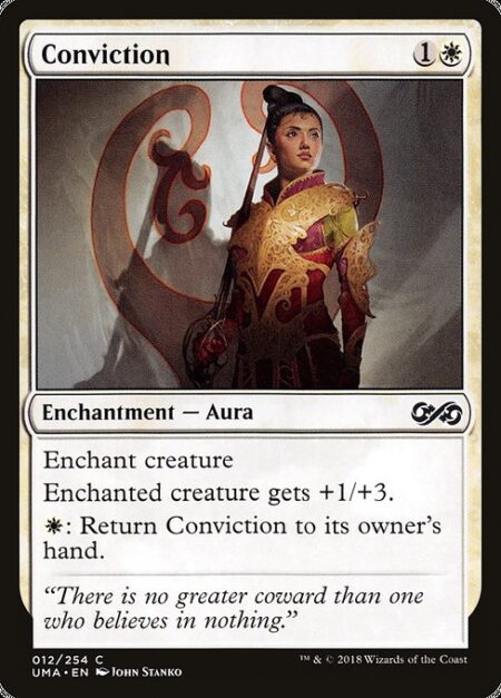 Conviction - Enchant creature