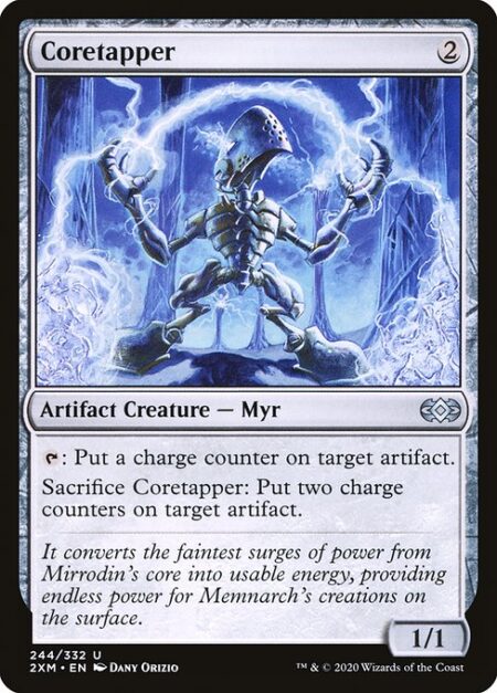 Coretapper - {T}: Put a charge counter on target artifact.