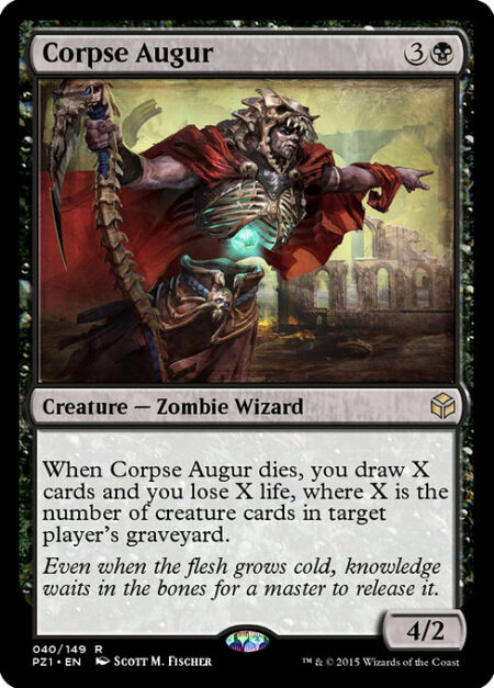 Corpse Augur - When Corpse Augur dies