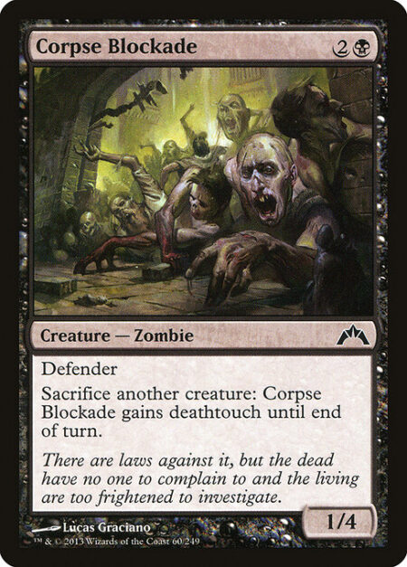 Corpse Blockade - Defender