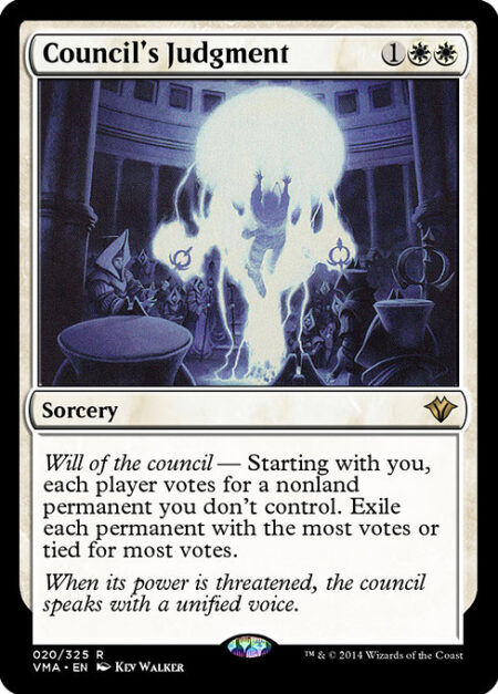 Council's Judgment - Will of the council — Starting with you