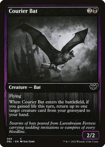 Courier Bat - Flying