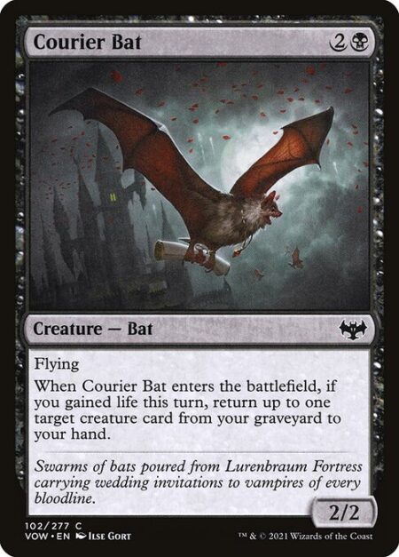 Courier Bat - Flying