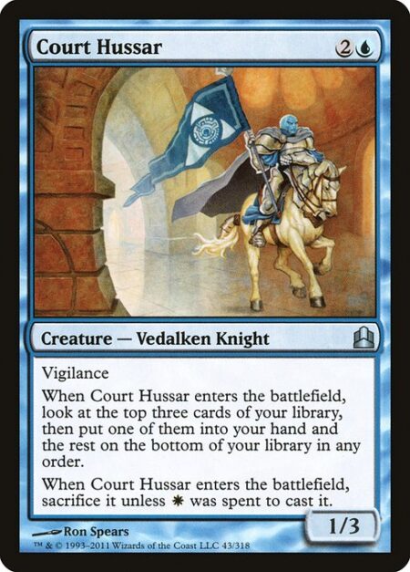 Court Hussar - Vigilance