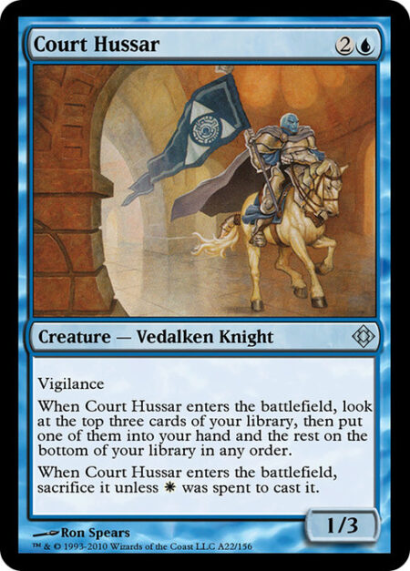 Court Hussar - Vigilance