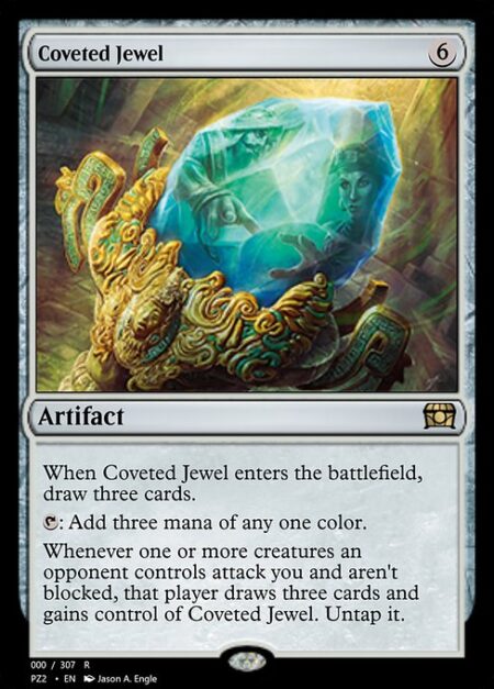 Coveted Jewel - When Coveted Jewel enters the battlefield