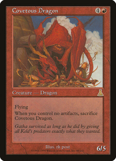 Covetous Dragon - Flying