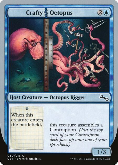 Crafty Octopus - When this creature enters