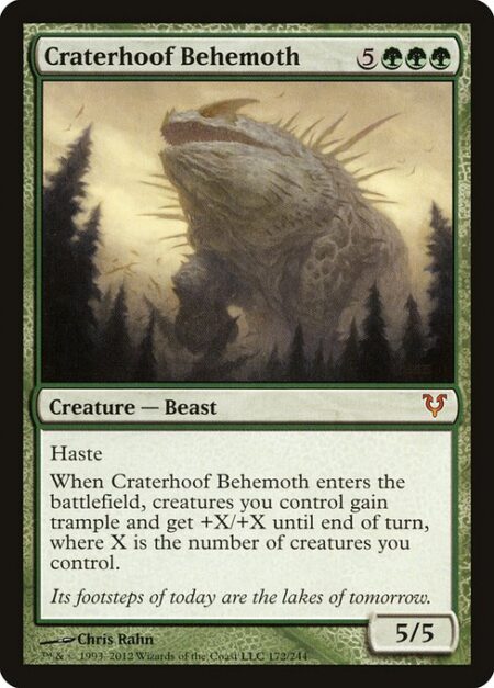 Craterhoof Behemoth - Haste