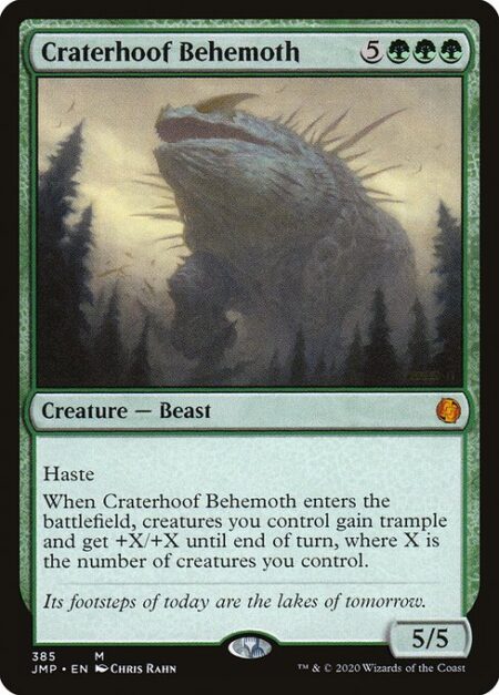 Craterhoof Behemoth - Haste