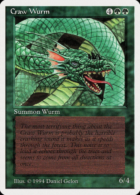 Craw Wurm -