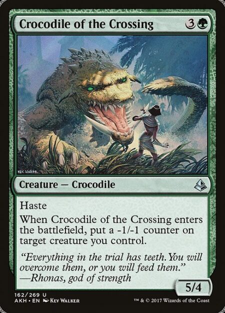 Crocodile of the Crossing - Haste