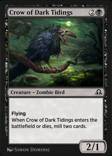 Crow of Dark Tidings - Flying