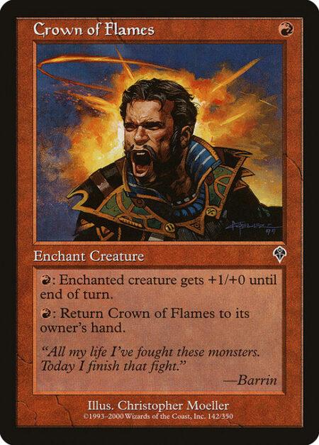 Crown of Flames - Enchant creature