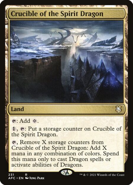 Crucible of the Spirit Dragon - {T}: Add {C}.