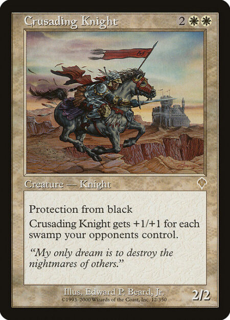 Crusading Knight - Protection from black