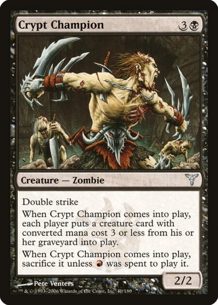 Crypt Champion - Double strike