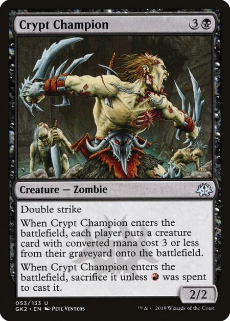 Crypt Champion - Double strike