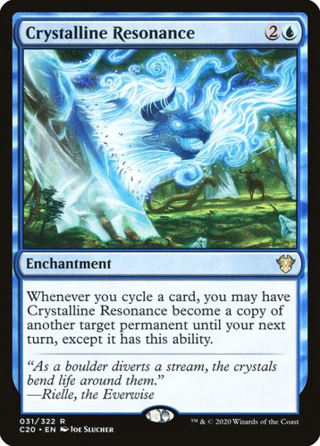 Crystalline Resonance - Whenever you cycle a card