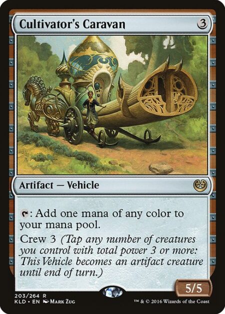 Cultivator's Caravan - {T}: Add one mana of any color.