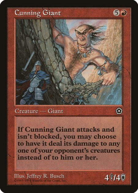 Cunning Giant - If Cunning Giant is unblocked