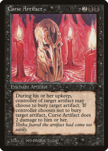 Curse Artifact - Enchant artifact