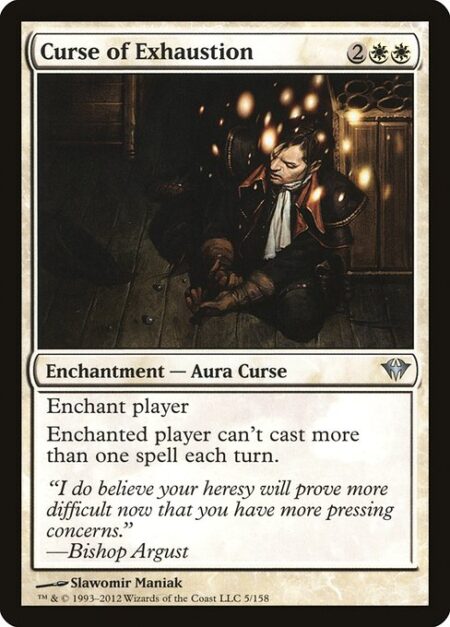 Curse of Exhaustion - Enchant player