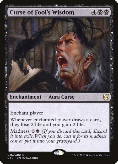 Curse of Fool's Wisdom - Enchant player