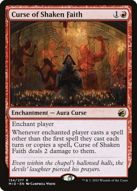 Curse of Shaken Faith - Enchant player