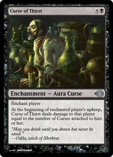 Curse of Thirst - Enchant player