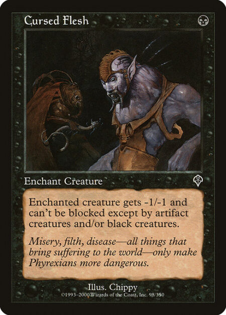 Cursed Flesh - Enchant creature