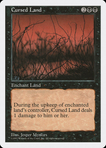 Cursed Land - Enchant land