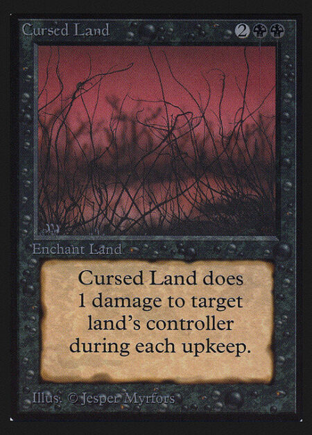 Cursed Land - Enchant land