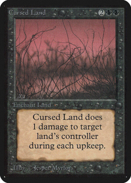 Cursed Land - Enchant land