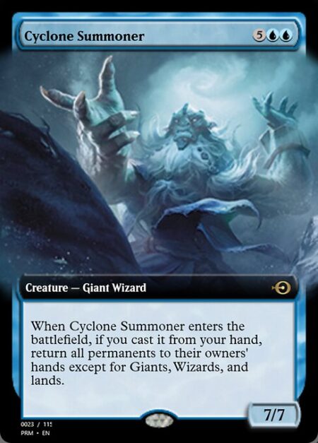 Cyclone Summoner - When Cyclone Summoner enters the battlefield