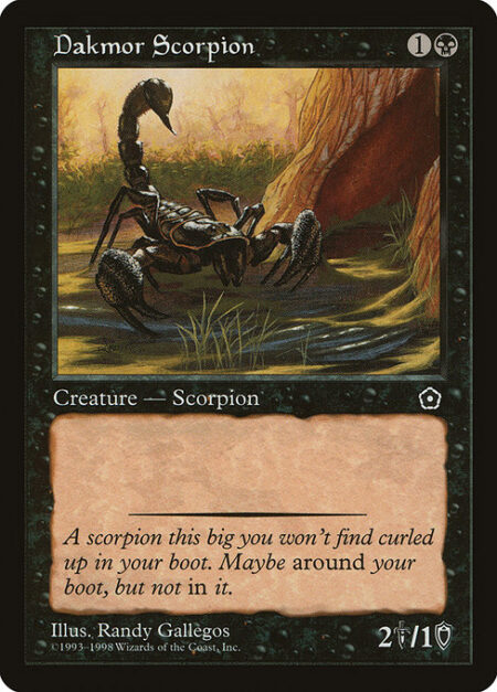 Dakmor Scorpion -