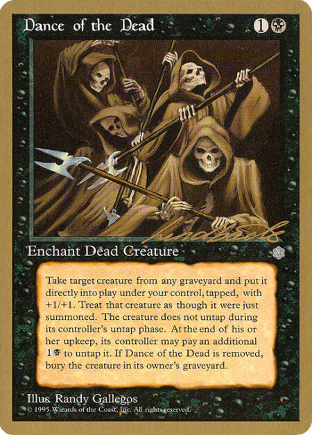 Dance of the Dead - Enchant creature card in a graveyard