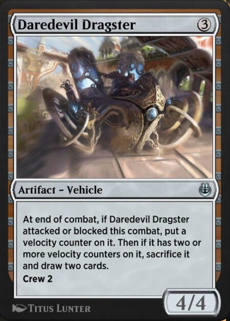 Daredevil Dragster - At end of combat