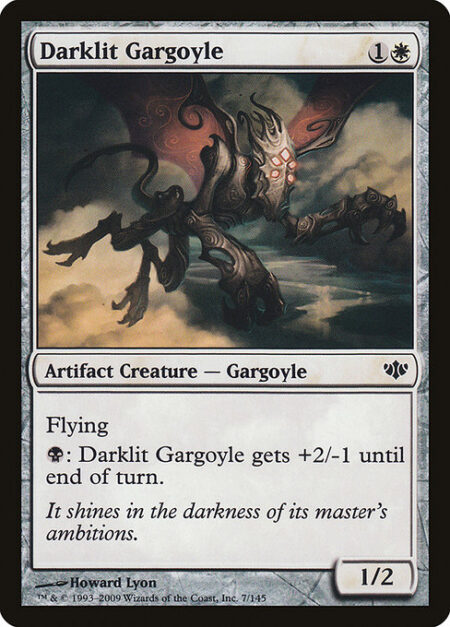 Darklit Gargoyle - Flying