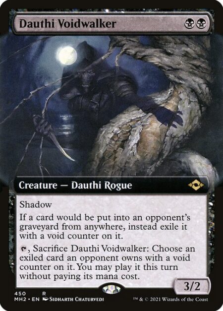 Dauthi Voidwalker - Shadow (This creature can block or be blocked by only creatures with shadow.)