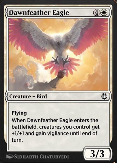 Dawnfeather Eagle - Flying