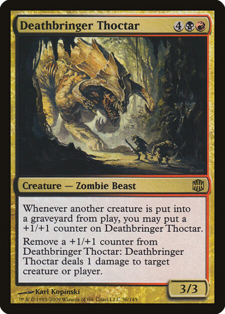 Deathbringer Thoctar - Whenever another creature dies